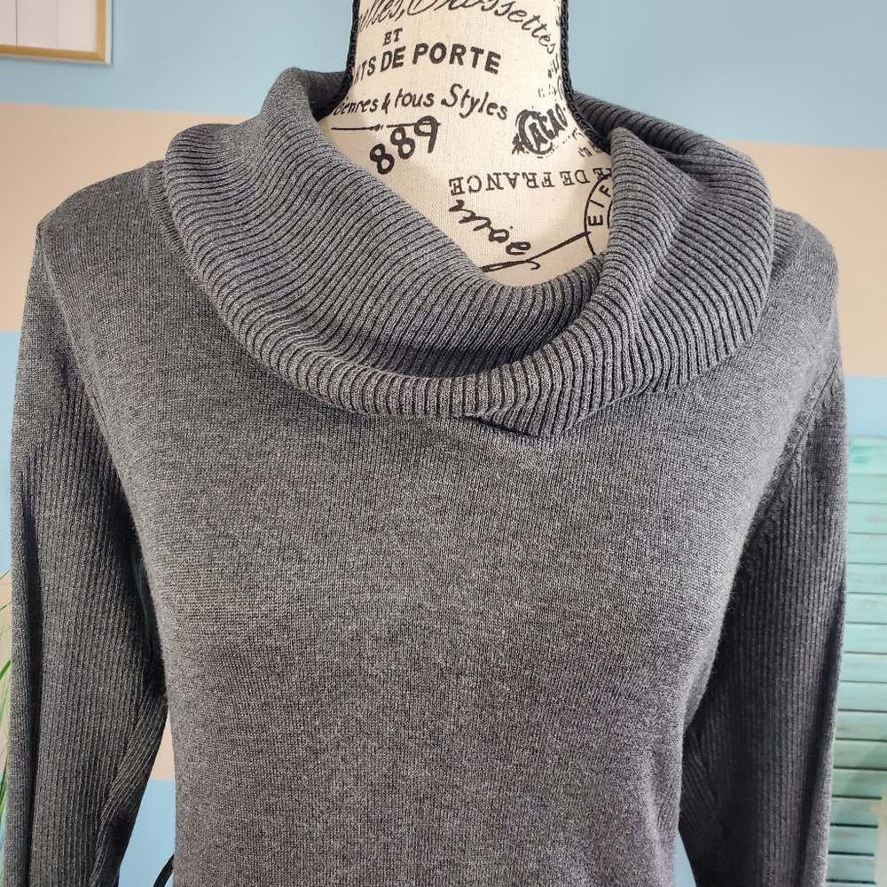 Faded Glory Cowl Neck Sweater Dress - Picture 2 of 6
